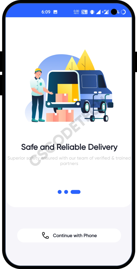 PoketPorter: Transport Goods, Parcel, Packers Movers, Logistics & Courier Delivery App Full Solution Screenshot 4 thumbnail