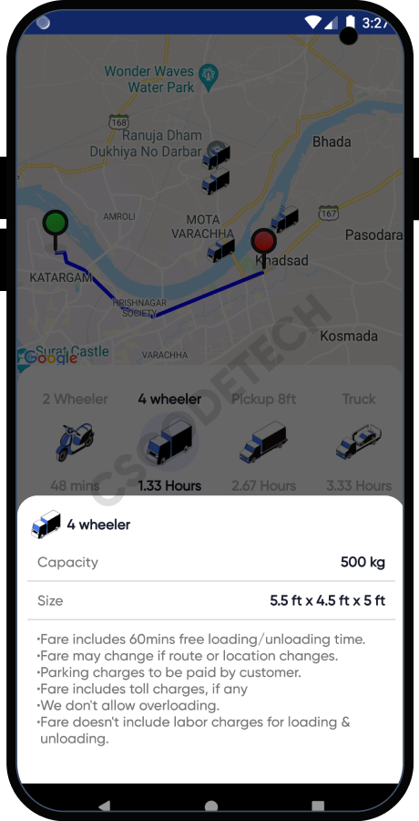 PoketPorter: Transport Goods, Parcel, Packers Movers, Logistics & Courier Delivery App Full Solution Screenshot 15 thumbnail