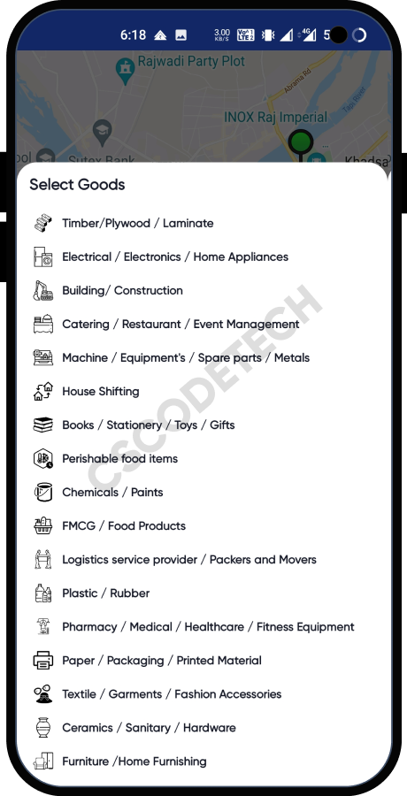 PoketPorter: Transport Goods, Parcel, Packers Movers, Logistics & Courier Delivery App Full Solution Screenshot 17 thumbnail