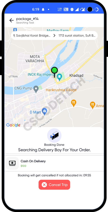 PoketPorter: Transport Goods, Parcel, Packers Movers, Logistics & Courier Delivery App Full Solution Screenshot 19 thumbnail