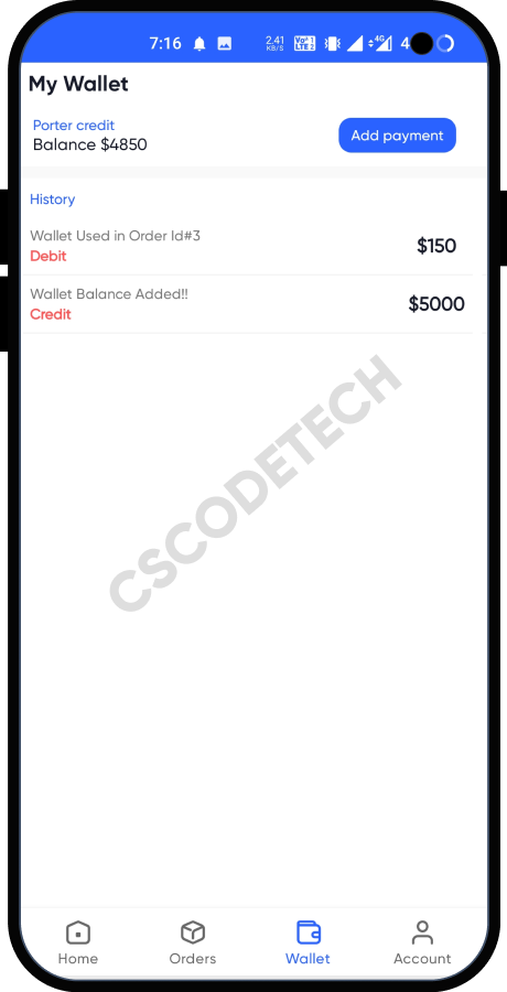 PoketPorter: Transport Goods, Parcel, Packers Movers, Logistics & Courier Delivery App Full Solution Screenshot 21 thumbnail