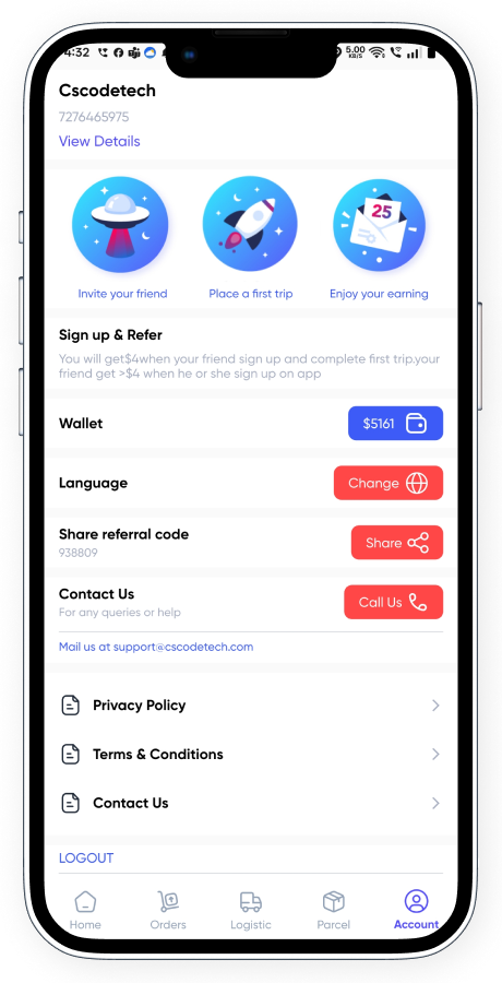 PorterPro - Logistics Service App - Courier - Packers & Movers - Truck Transport Complete Solution Screenshot 8 thumbnail
