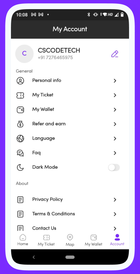 ProZigzagBus bus reservation app screenshot 37 thumbnail