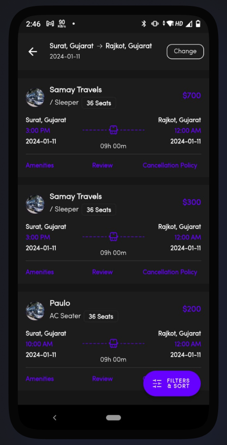 ProZigzagBus bus reservation app screenshot 48 thumbnail