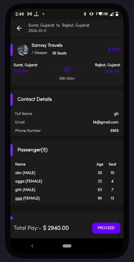 ProZigzagBus bus reservation app screenshot 53 thumbnail