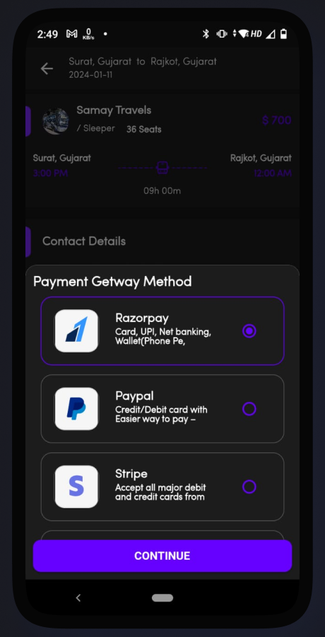 ProZigzagBus bus reservation app screenshot 54 thumbnail