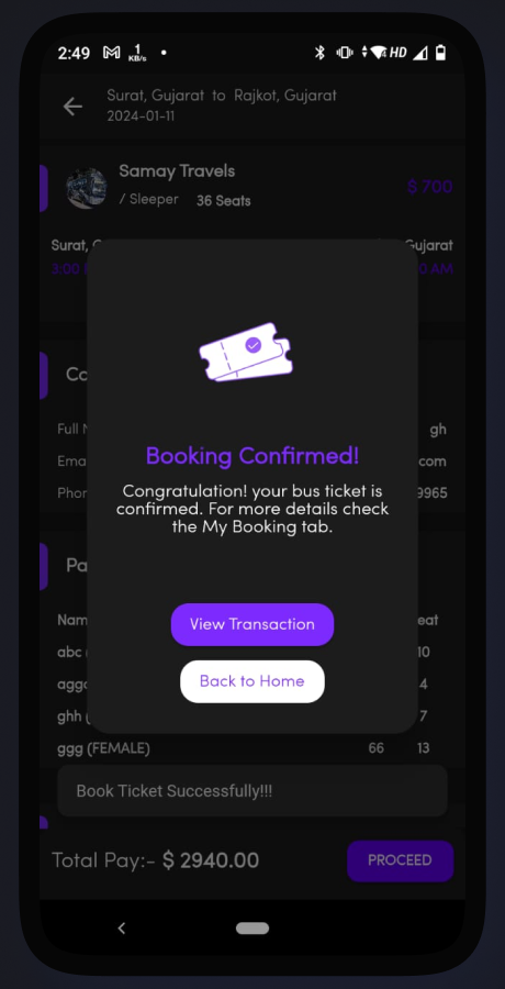 ProZigzagBus bus reservation app screenshot 55 thumbnail