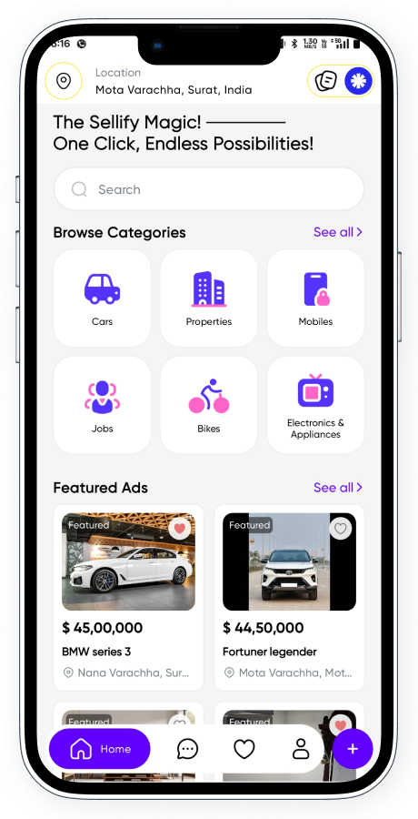 Sellify OLX clone buy sell app screenshot 9 thumbnail