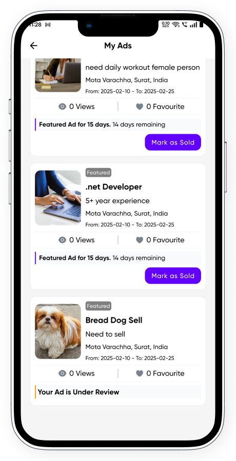Sellify OLX clone buy sell app screenshot 54 thumbnail