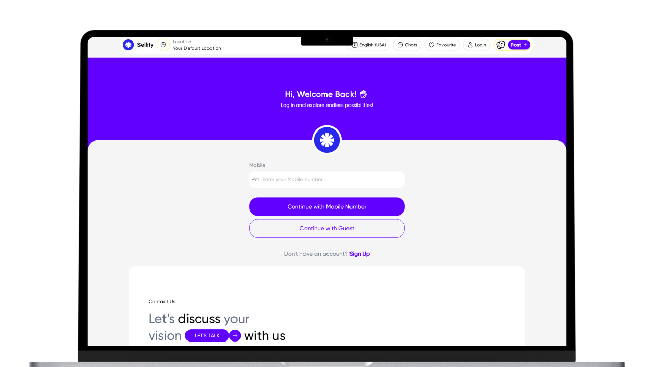 Sellify Flutter web classified marketplace screenshot 3 thumbnail