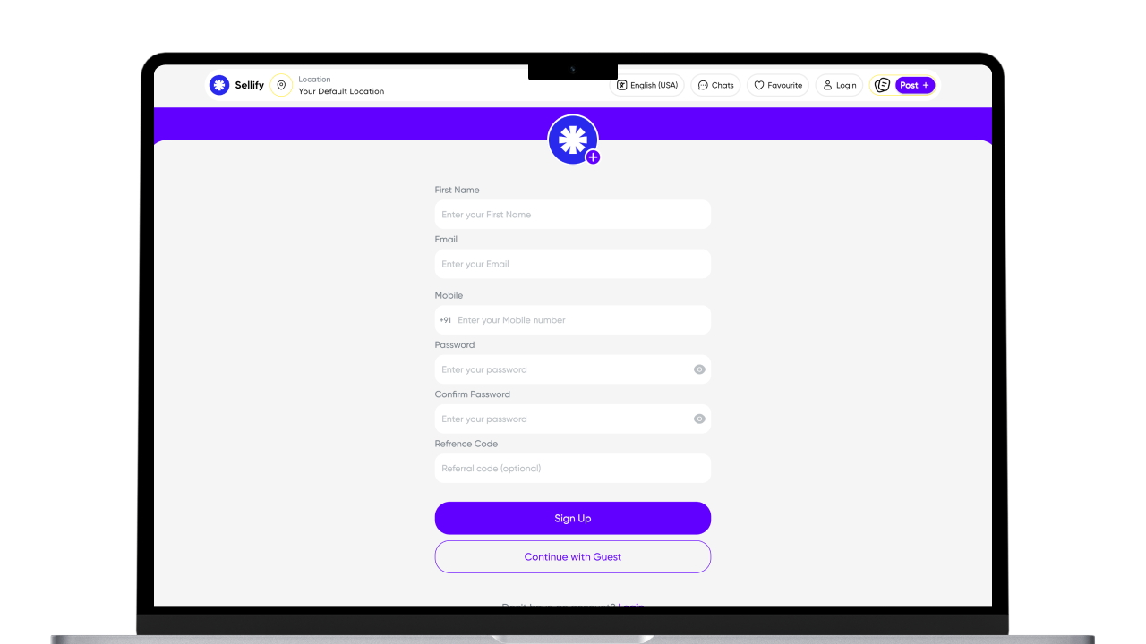 Sellify Flutter web classified marketplace screenshot 4 thumbnail