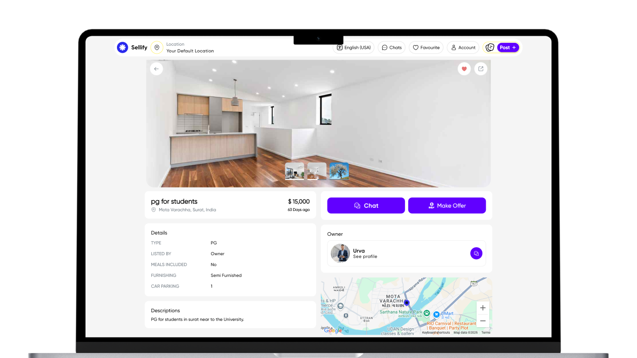 Sellify Flutter web classified marketplace screenshot 6 thumbnail