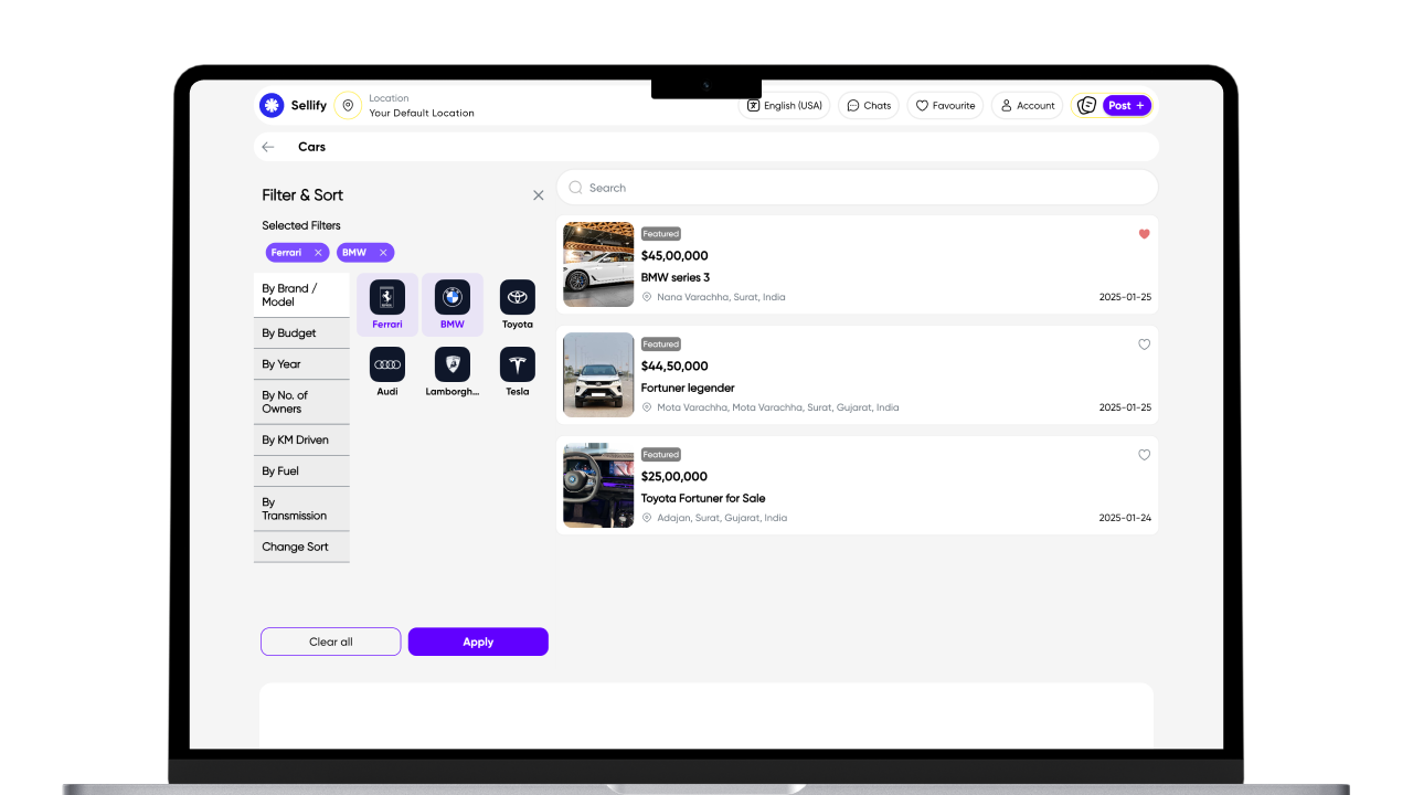 Sellify Flutter web classified marketplace screenshot 7 thumbnail