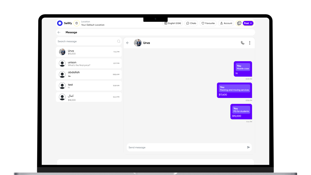 Sellify Flutter web classified marketplace screenshot 9 thumbnail