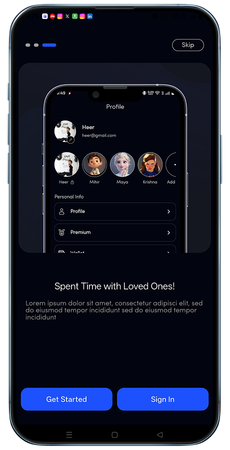 Streamify video streaming Flutter app screenshot 3 thumbnail