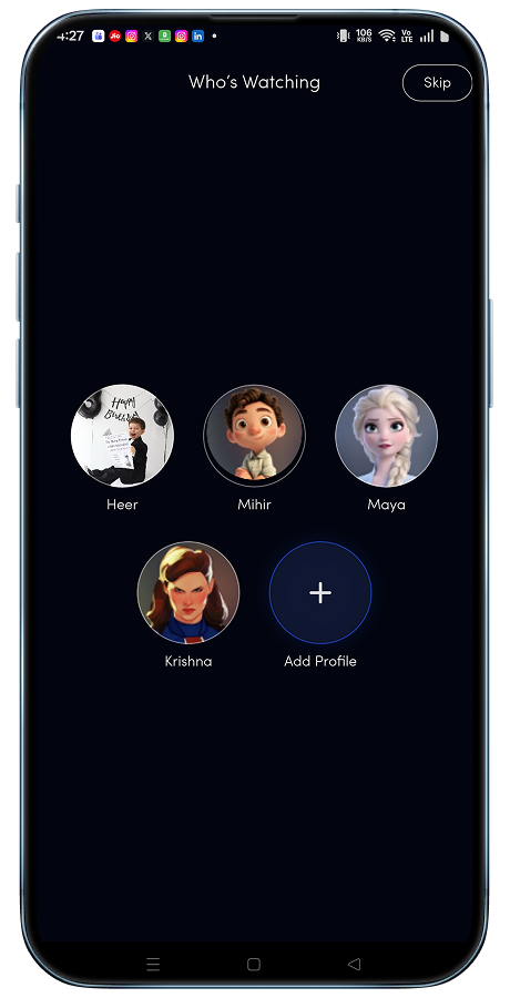 Streamify video streaming Flutter app screenshot 8 thumbnail
