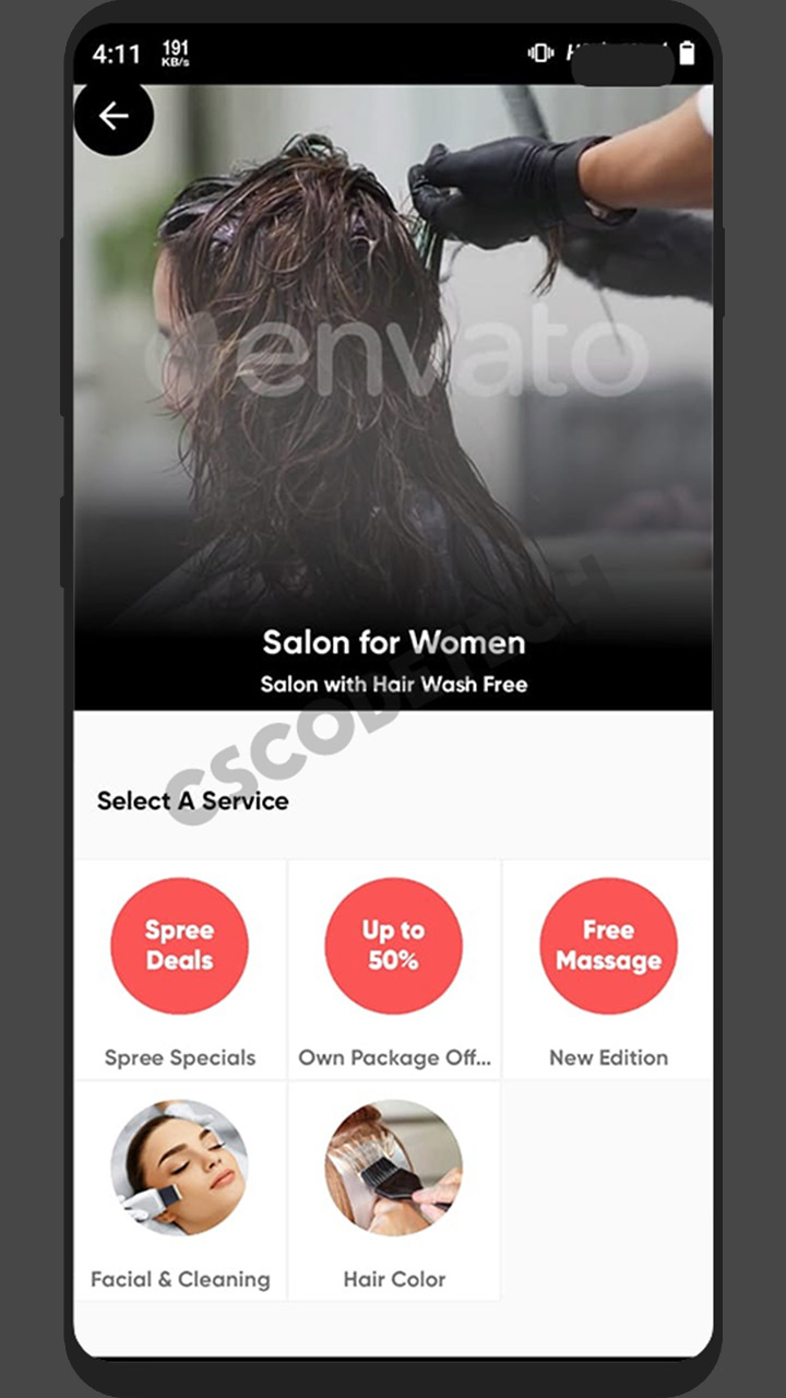UClap Android UrbanClap clone app screenshot 11 thumbnail
