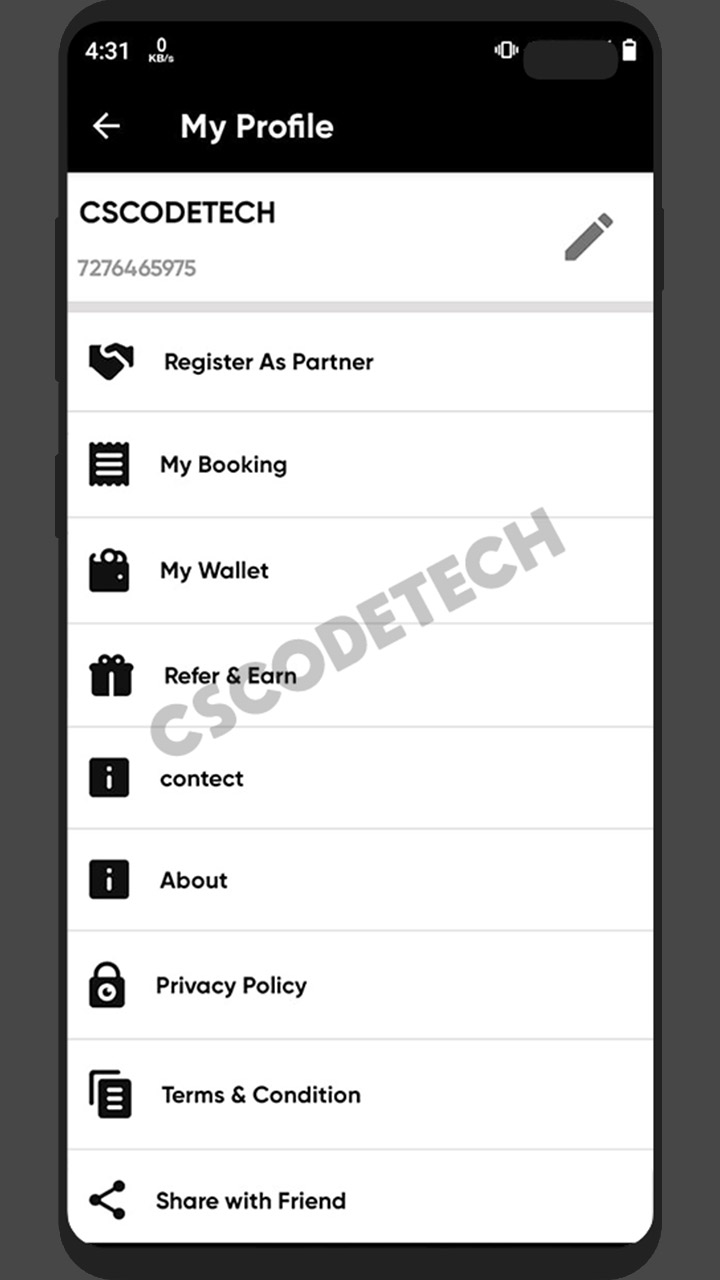 UClap Android UrbanClap clone app screenshot 14 thumbnail
