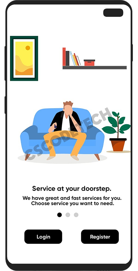 UClap iOS UrbanClap clone app screenshot 1