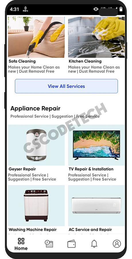 UClap iOS UrbanClap clone app screenshot 10 thumbnail