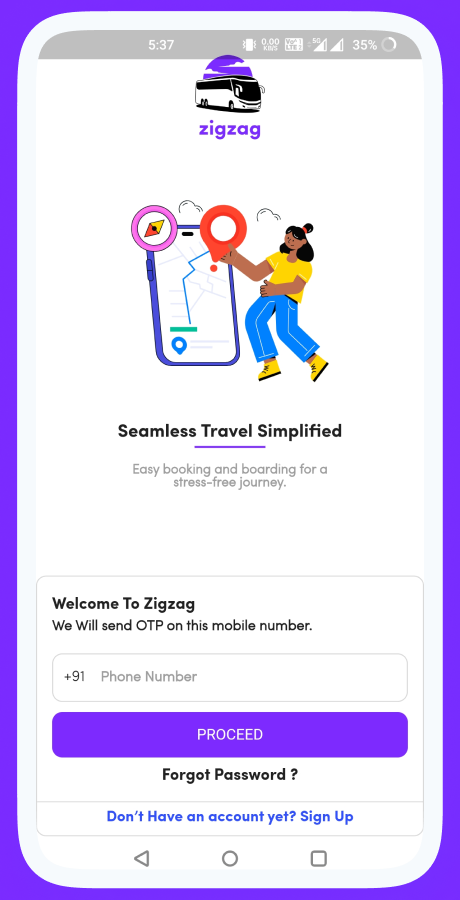 ZigzagBus online bus reservation system screenshot 2 thumbnail