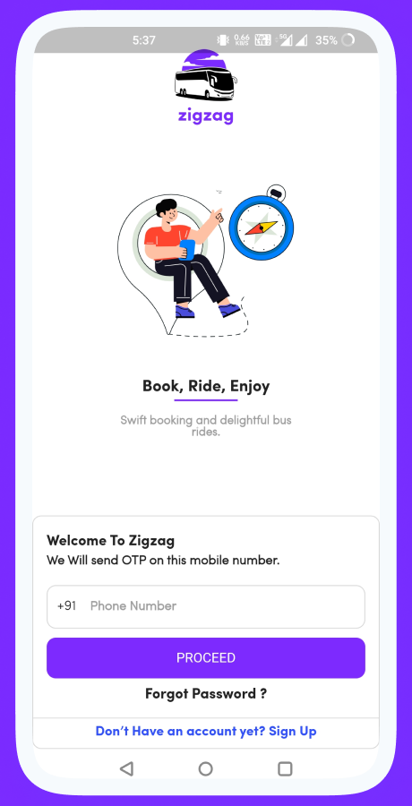 ZigzagBus online bus reservation system screenshot 3 thumbnail