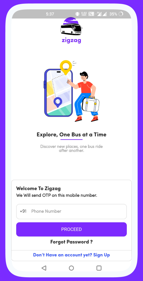 ZigzagBus online bus reservation system screenshot 4 thumbnail