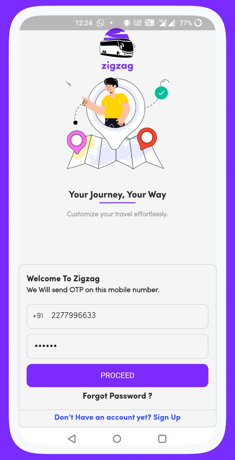 ZigzagBus online bus reservation system screenshot 5 thumbnail