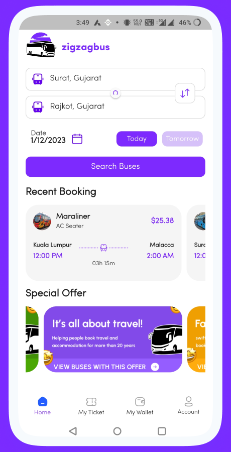 ZigzagBus online bus reservation system screenshot 8 thumbnail