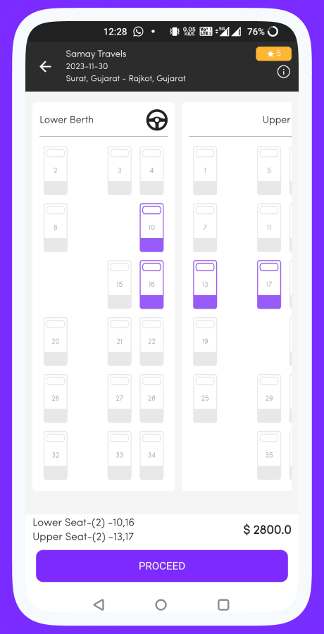 ZigzagBus online bus reservation system screenshot 12 thumbnail