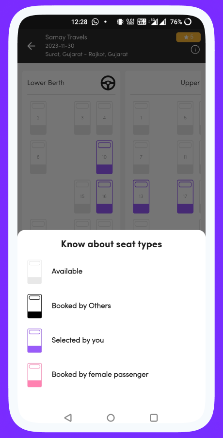 ZigzagBus online bus reservation system screenshot 13 thumbnail