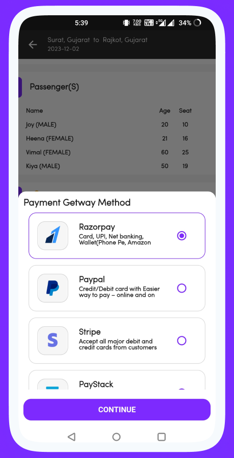 ZigzagBus online bus reservation system screenshot 23 thumbnail