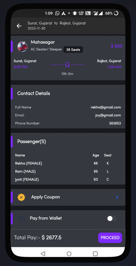 ZigzagBus online bus reservation system screenshot 51 thumbnail