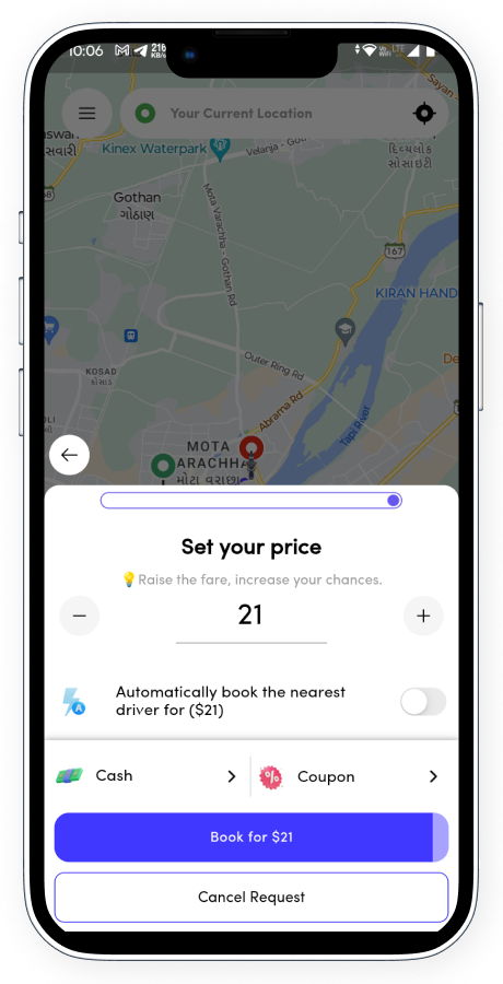 ZippyGo ride booking app screenshot 20 thumbnail