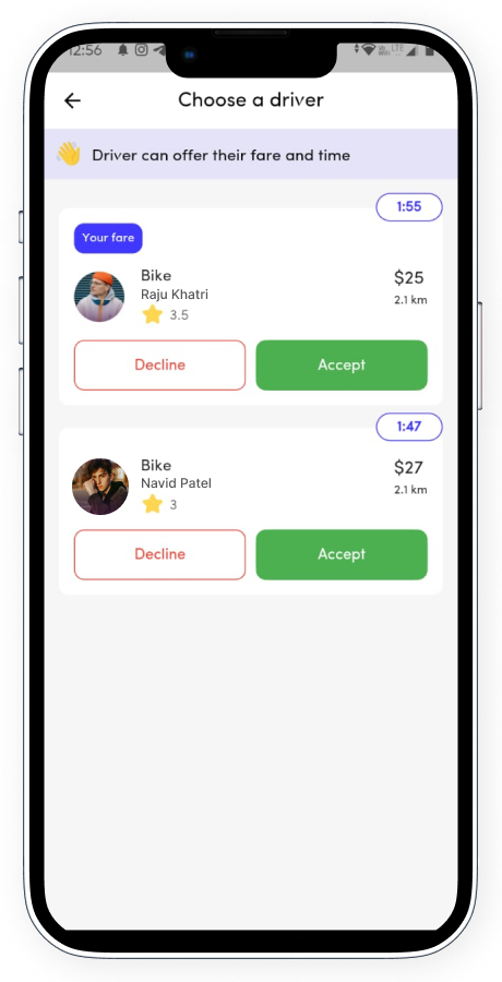 ZippyGo ride booking app screenshot 21 thumbnail