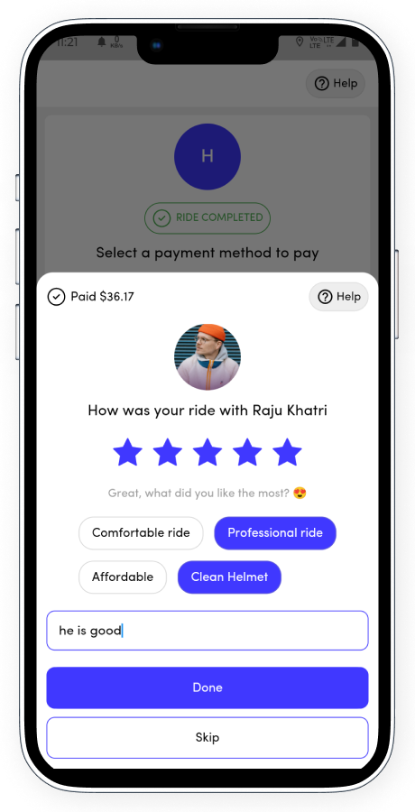 ZippyGo ride booking app screenshot 34 thumbnail