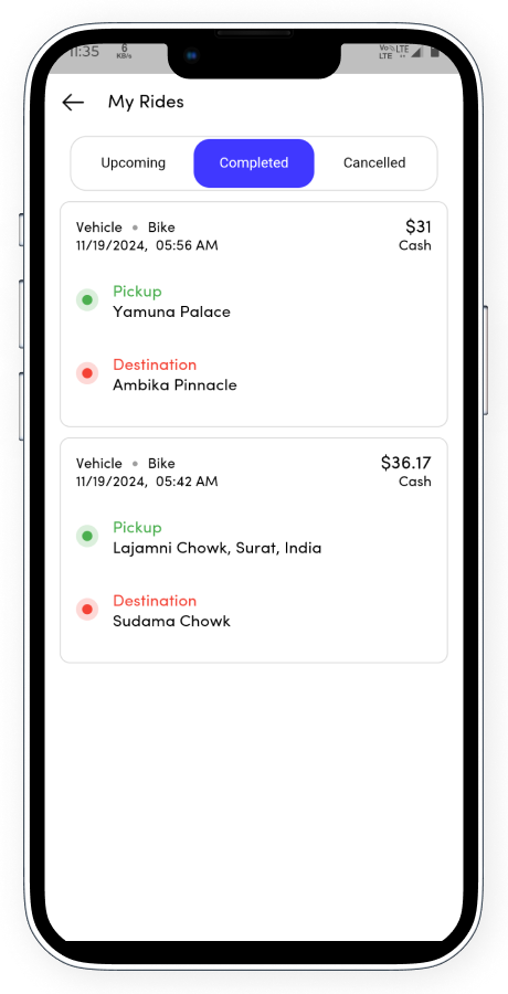 ZippyGo ride booking app screenshot 36 thumbnail