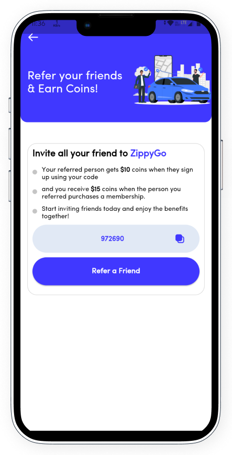 ZippyGo ride booking app screenshot 43 thumbnail