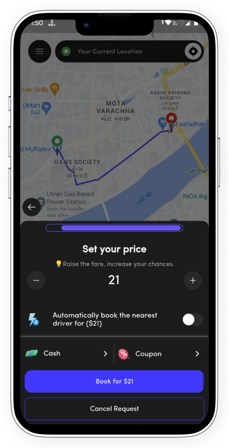 ZippyGo ride booking app screenshot 54 thumbnail