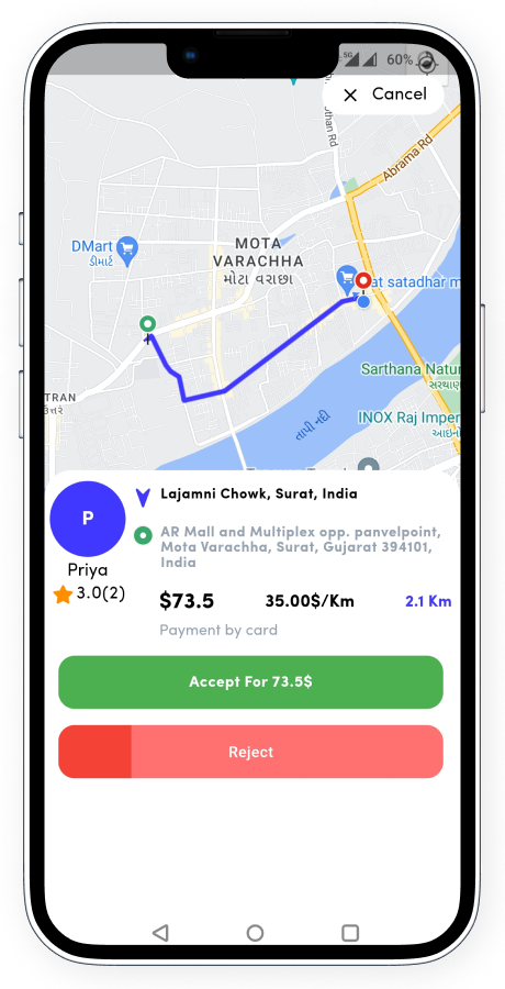 ZippyGo ride booking app screenshot 73 thumbnail