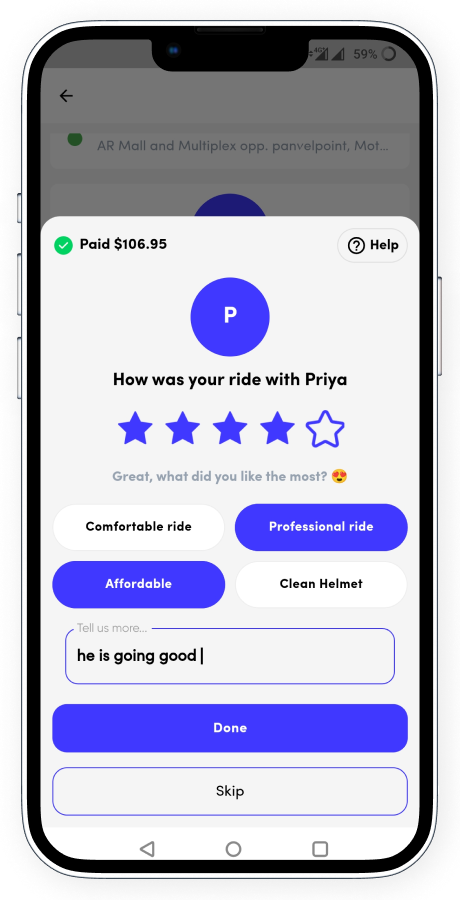 ZippyGo ride booking app screenshot 88 thumbnail