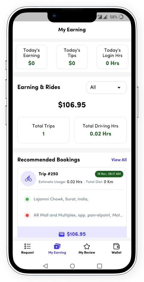 ZippyGo ride booking app screenshot 89 thumbnail