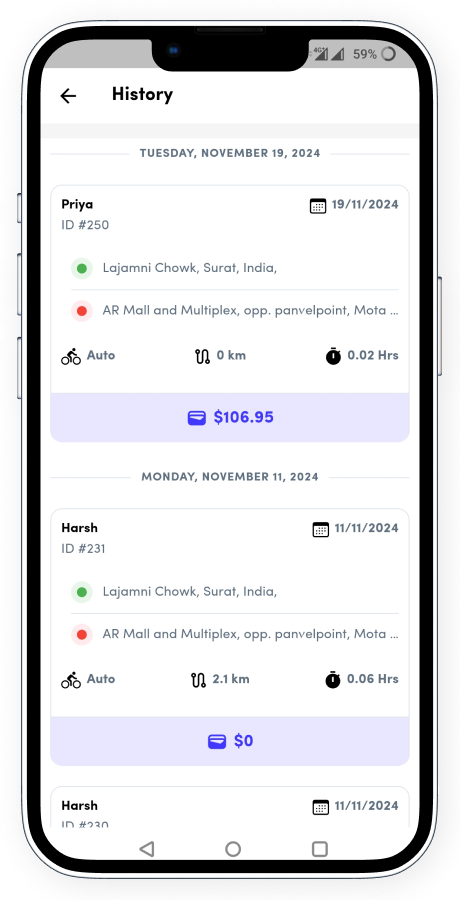 ZippyGo ride booking app screenshot 90 thumbnail