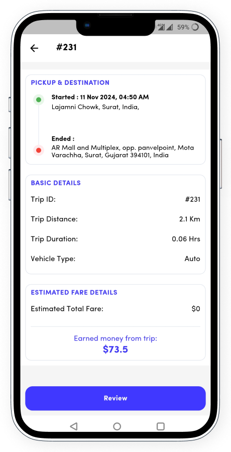 ZippyGo ride booking app screenshot 91 thumbnail