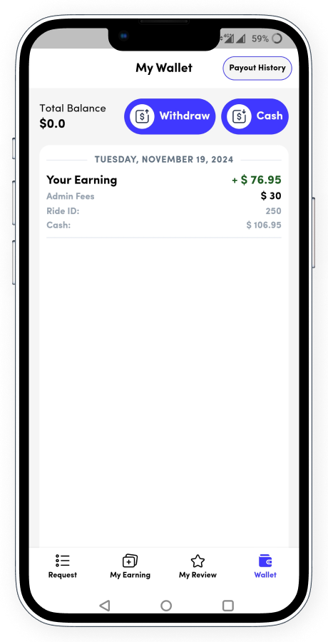 ZippyGo ride booking app screenshot 93 thumbnail