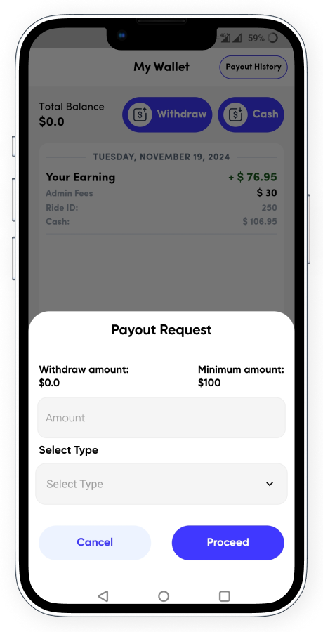 ZippyGo ride booking app screenshot 94 thumbnail