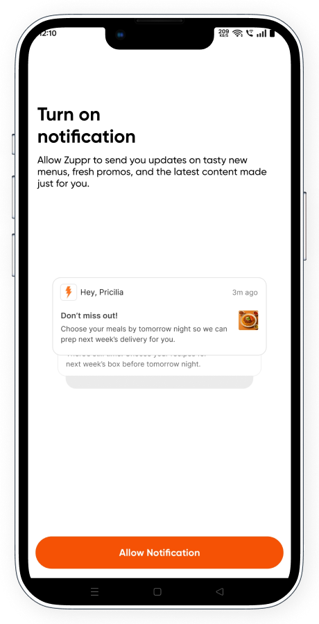 Zuppr food ordering and delivery app screenshot 4 thumbnail