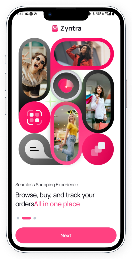 Zyntra Flutter ecommerce app screenshot 3 thumbnail