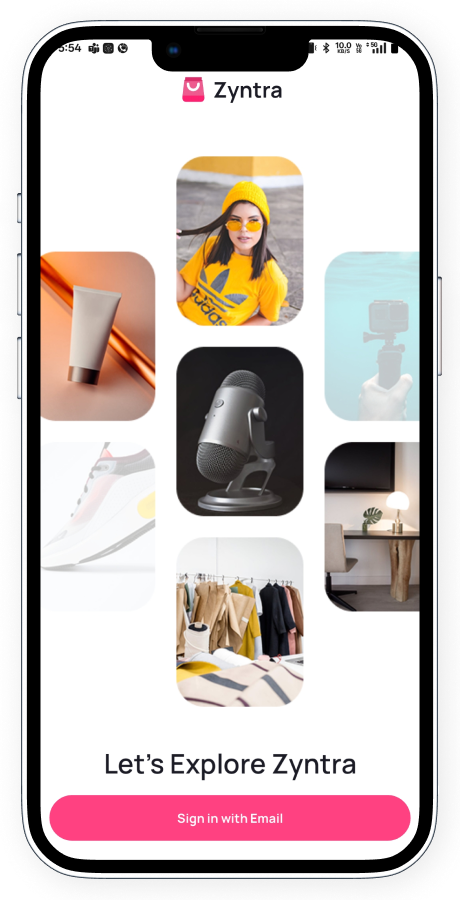 Zyntra Flutter ecommerce app screenshot 5 thumbnail