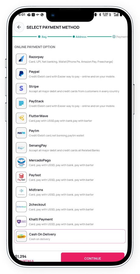 Zyntra Flutter ecommerce app screenshot 25 thumbnail